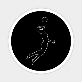 Volleyball beach volleyball air ball beach sport Magnet